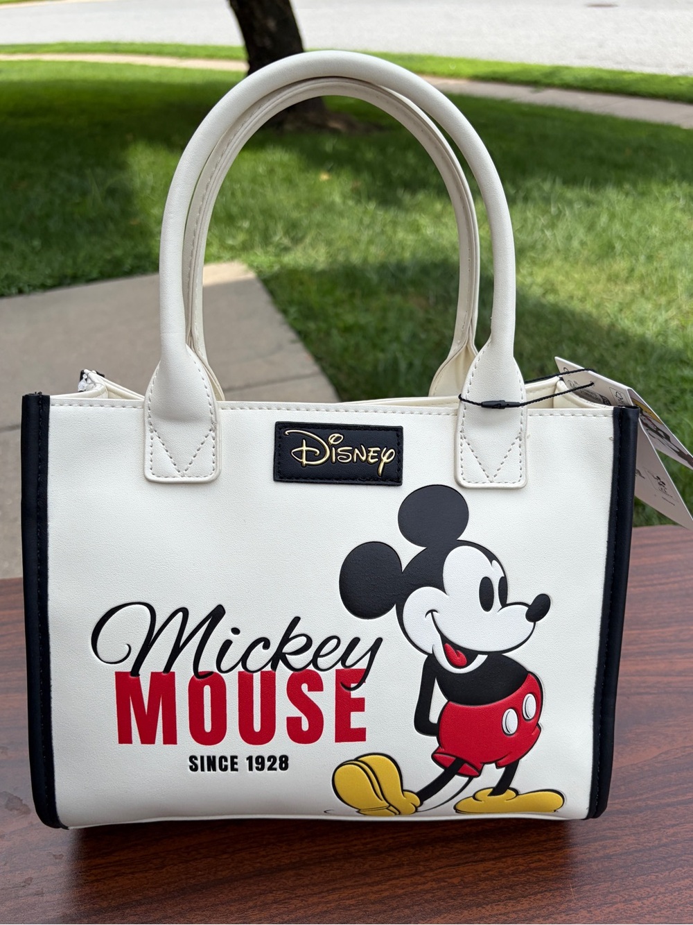 Disney Primark Mickey Mouse Since 1928 Faux Leather Shoulder Bag Crossbody NWT